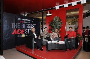 Press Conference Soft Launching ACE Hardware di Alam Sutera, Tangerang, Jumat (18/2)