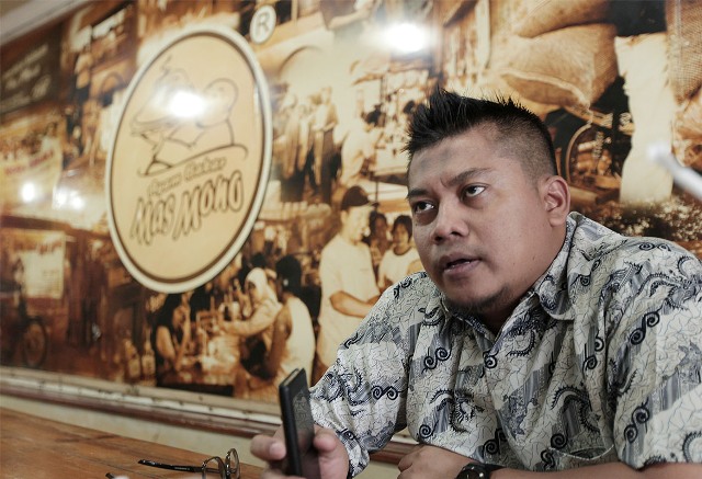 Agus Pramono - Pemilik Ayam Bakar Mas Mono / Foto: lilyanti - Majalah Marketing