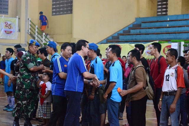 adhi lukman salami peserta INACO National Tournament  Futsal 2015