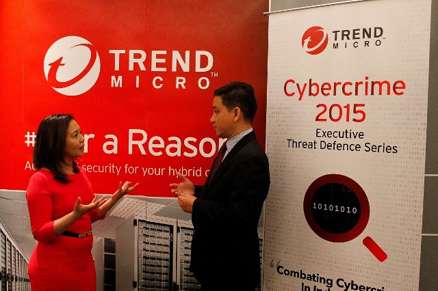 Myla Pilao, Director, TrendLabs Research Trend Micro dan Andreas Kagawa, Country Manager, Trend Micro Indonesia