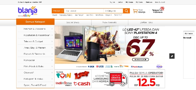 Seasonal selling,blanja.com Tawarkan Promo yang Berbeda