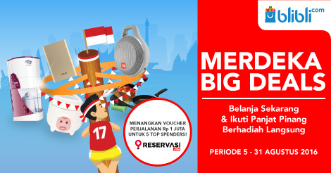 promosi blibli.com Merdeka Big Deals