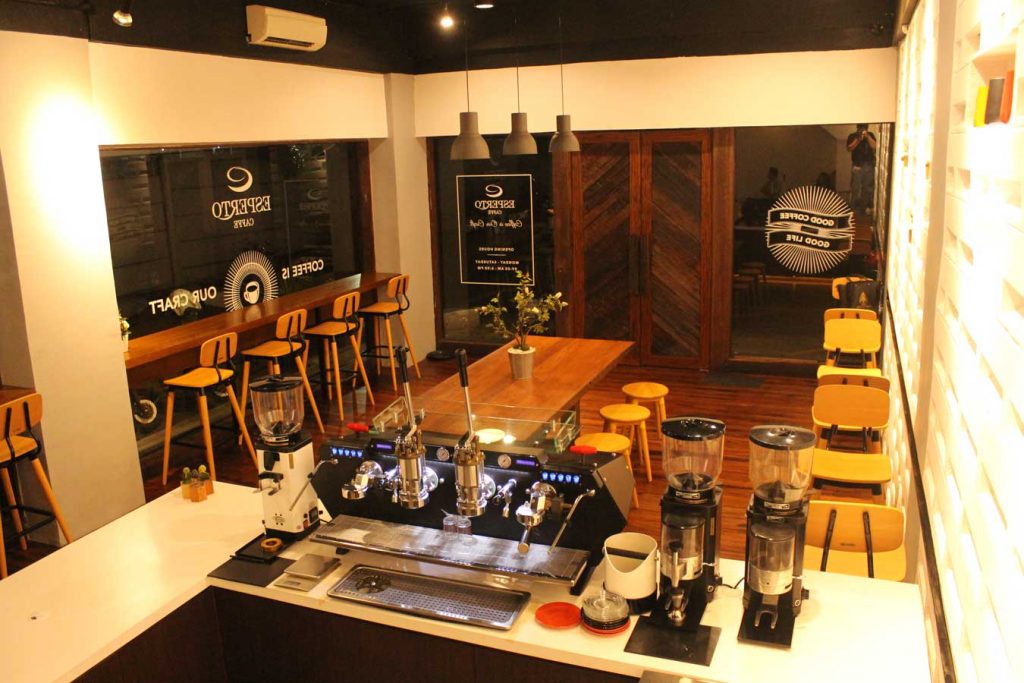 Esperto Cafe yang menjadi satu lokasi dengan Esperto Barista Course