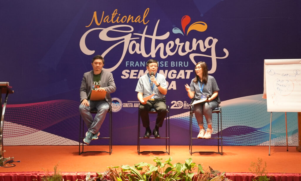 Usung Tema “Semangat Muda”, National Gathering Franchise Biru 2022 Sukses Digelar