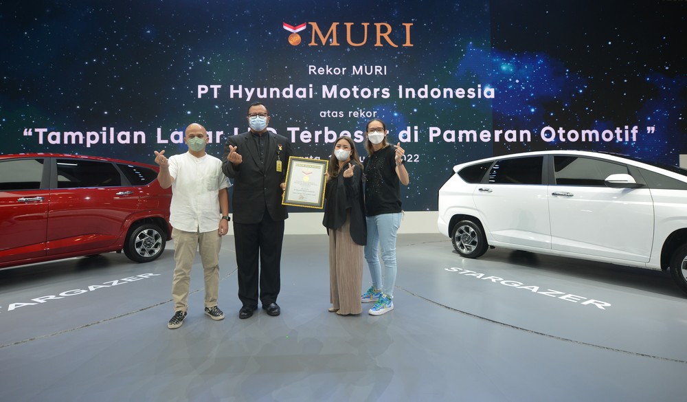 Hyundai Raih Penghargaan MURI 2022