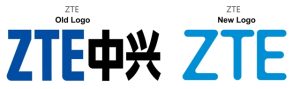 ZTE Logo lama  vs Logo baru